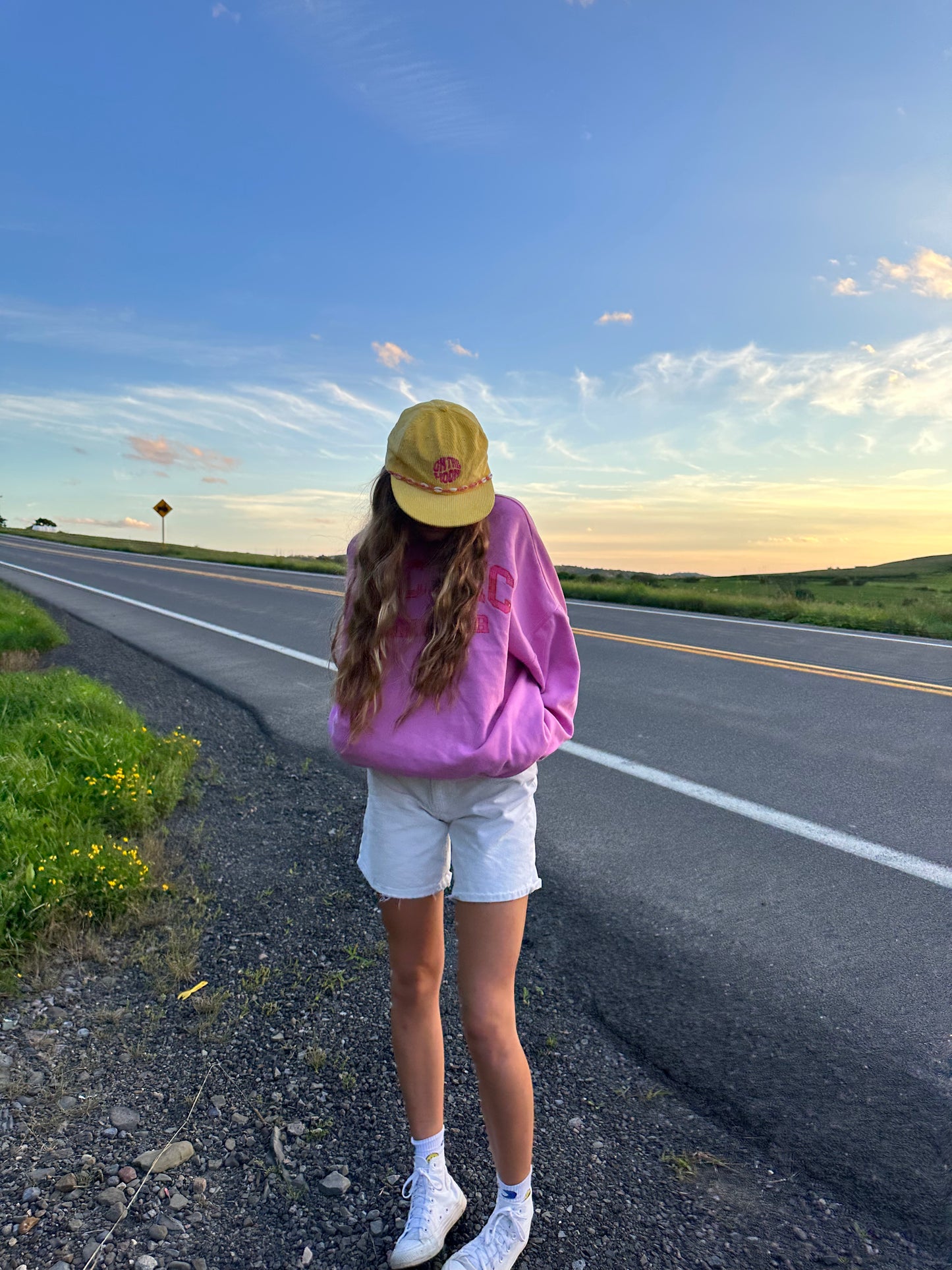 Pink lemonade hat