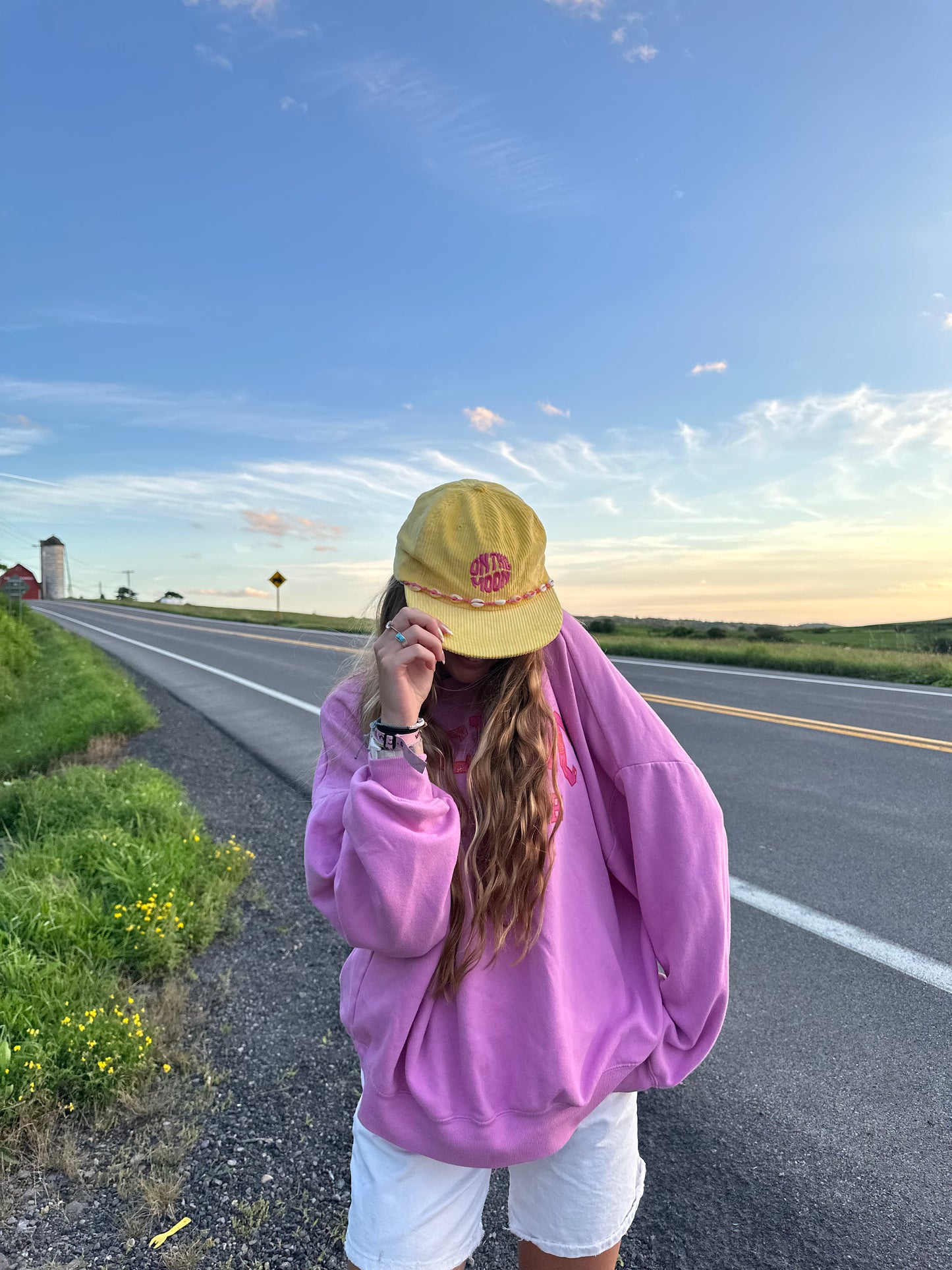 Pink lemonade hat