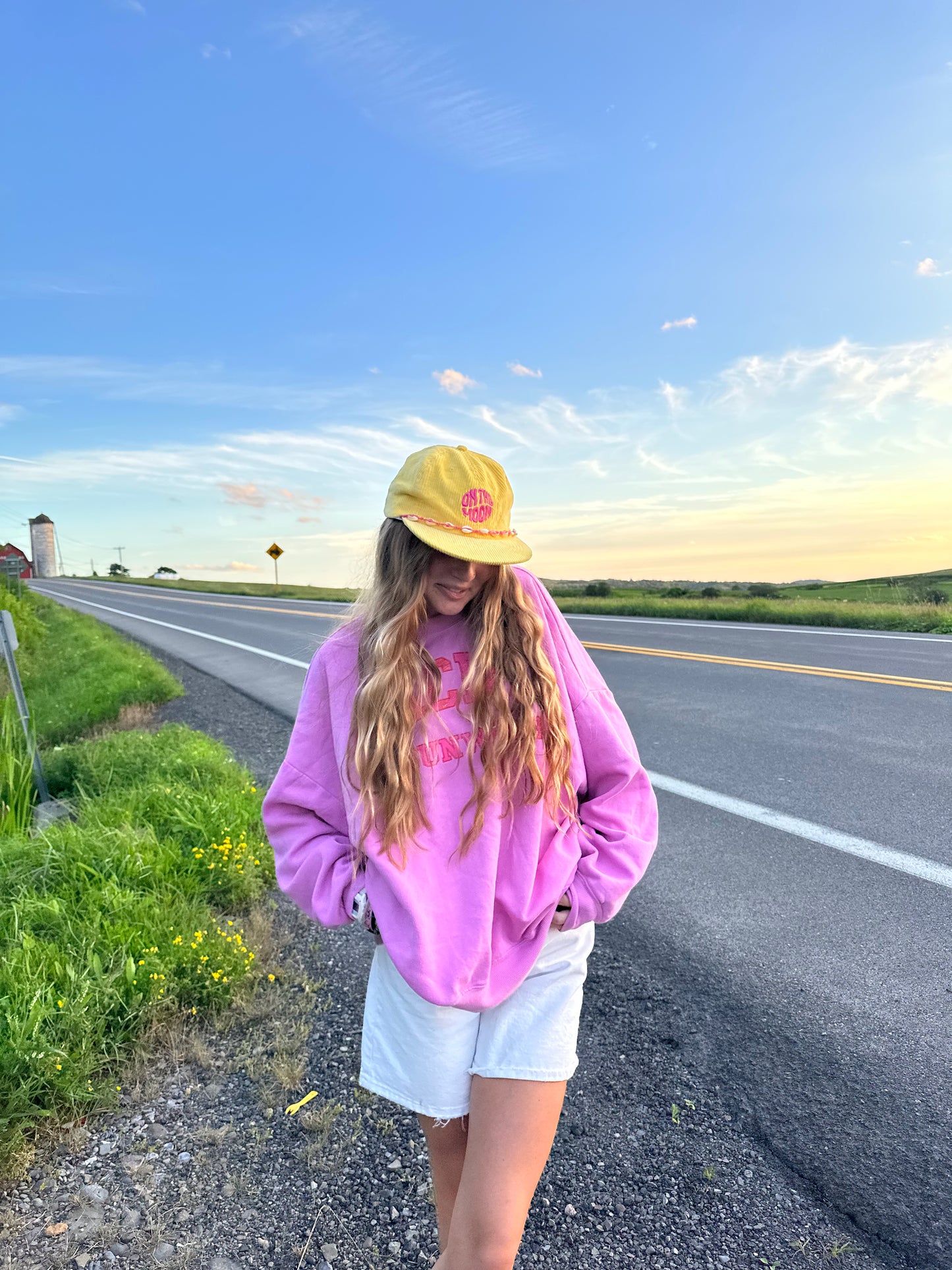 Pink lemonade hat