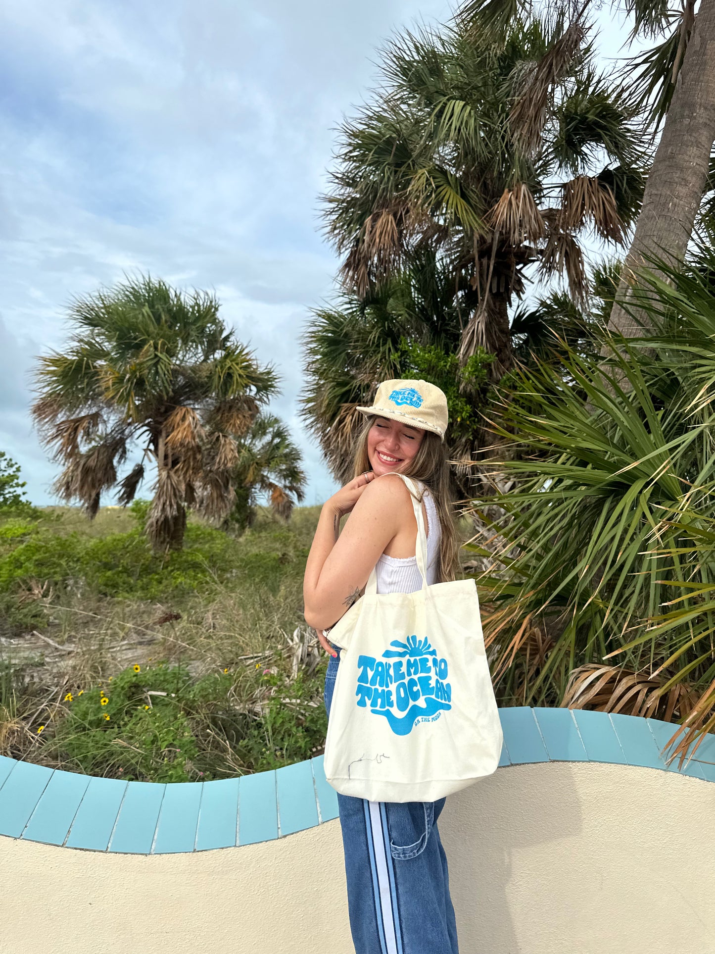 Take me to the ocean tote