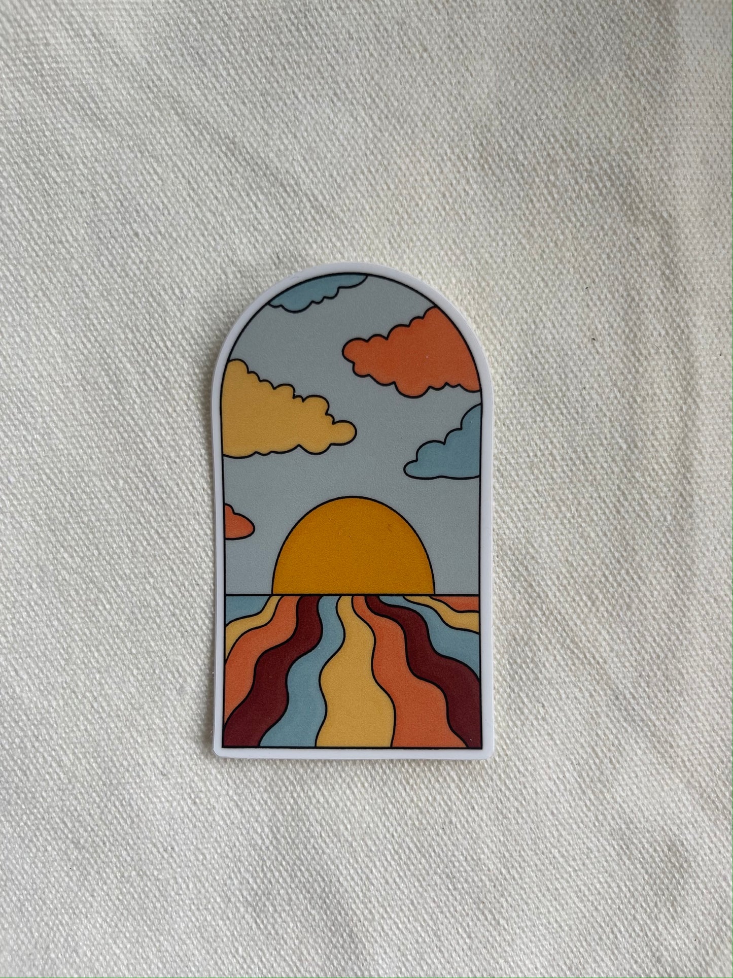 Happiness window sticker